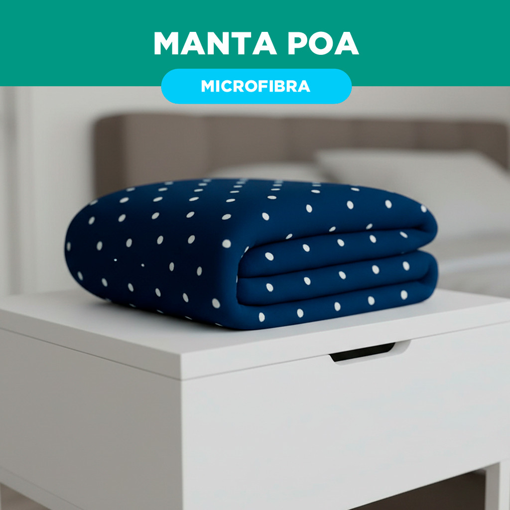 Cobertor Soft Casal Queen King Grosso Dupla Face Manta Poa Macio