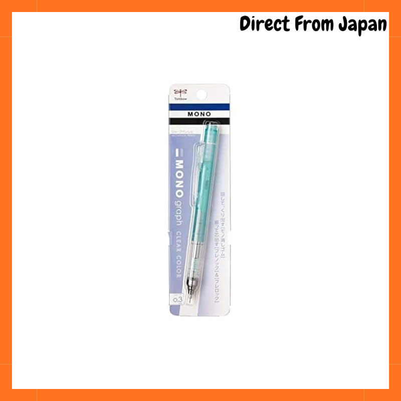 Tombow MONO Lápis Mecânico Monográfico 0.3mm Tipo Pêndulo Menta Transparente DPA-139D