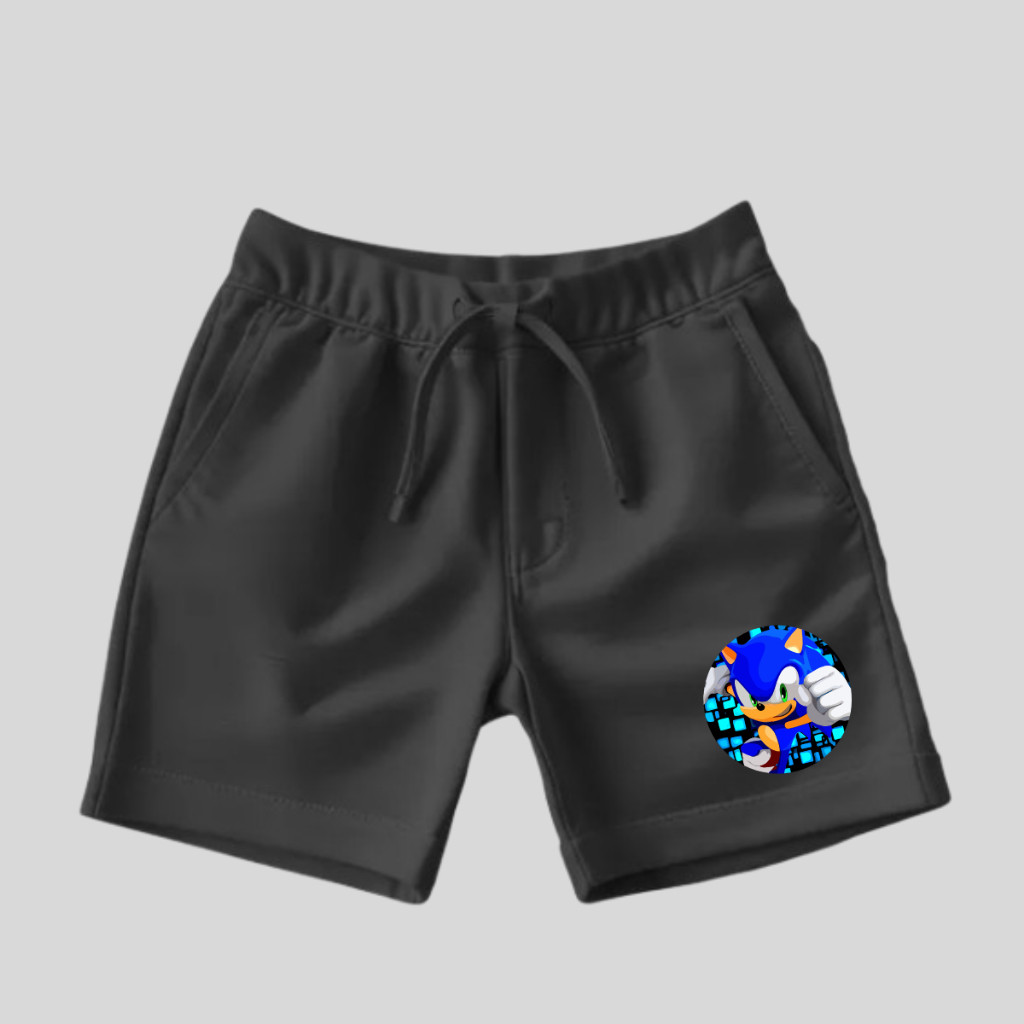 Bermuda Infantil do personagem SONIC - Short Infantil Otima Qualidade Para Meninos - Envio Imediato