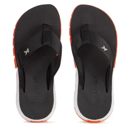 Chinelo Kenner Rakka Preto Laranja e Branco - Masculino
