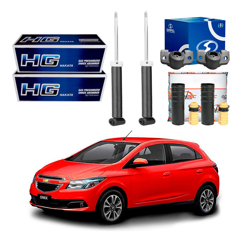 Kit Amortecedor Traseiro, Onix 1.0 1.4 2012 A 2016