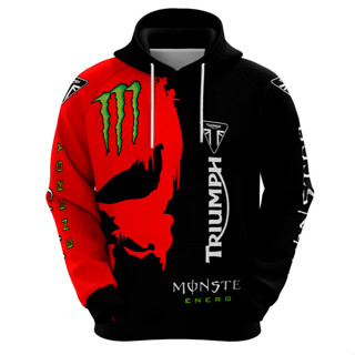 Blusa Moletom Masculina TRIUMP Esportiva Moto Grau Estilosa em Oferta na Shopee