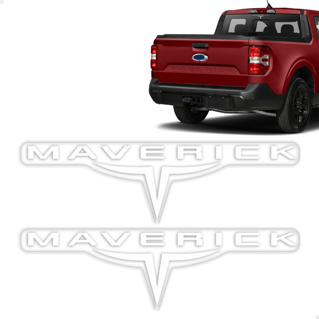 Adesivos Para Maverick Awd 2022 Branco Capo e Vidro Traseiro