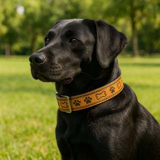 Coleira Para Cachorro Reforçada Fivela de Metal Para Cachorro Grande Médio Porte Duravel Elegante em Oferta na Shopee