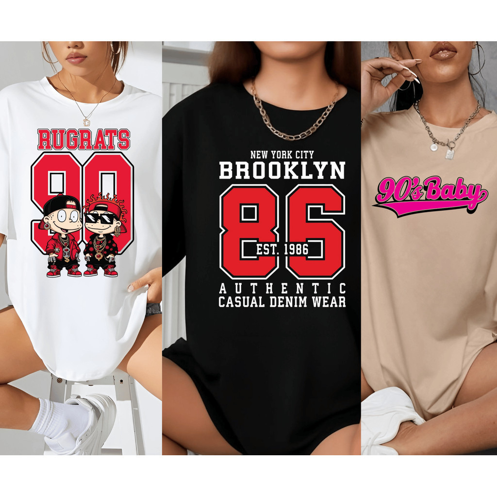 Camiseta Oversized Kit 3 Peças Fitness 100%Algodão Feminina Academia Treino Crossfit Corrida Fitness