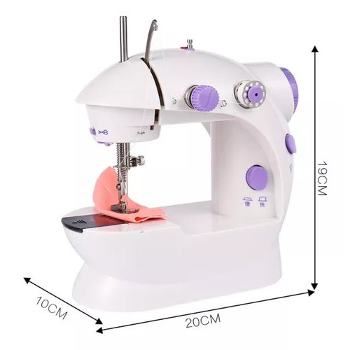 Mini Máquina Costura Portátil 4 Em 1 Com Pedal - Bivolt 110V/220V em Oferta na Shopee