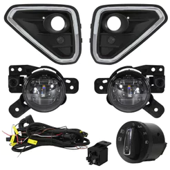 Kit Farol Milha Led T-cross Highline 2025+ Friso Cromado SL-263310CRLED