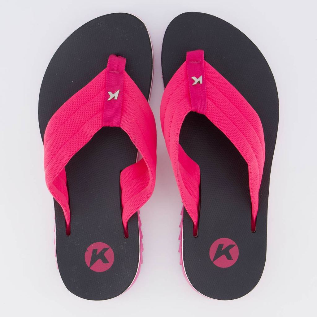 Chinelo Kenner Kyra Pro Comfy Feminino Rosa e Preto em Oferta na Shopee