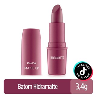 Batom Hidramatte Rosa Vinho Panvel Make Up 3,4g em Oferta na Shopee