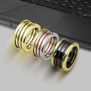 Anel de cerâmica feminino de corpo largo com mola de 12mm, anel vermelho pequeno de cerâmica para caridade em Oferta na Shopee