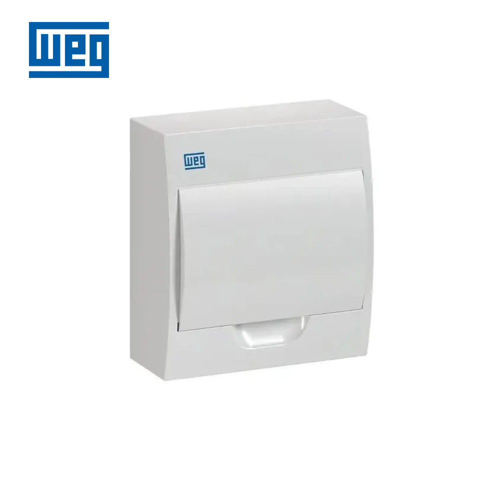 QUADRO DE DISTRIBUIÇÃO WEG QDW02-8-BS DE SOBREPOR PARA ATÉ 8 DISJUNTORES