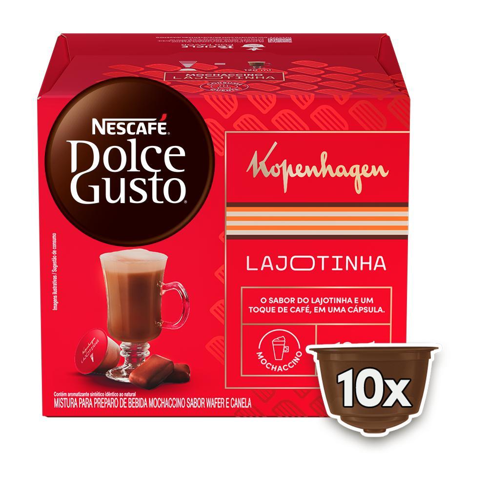 NESCAFÉ DOLCE GUSTO Mochaccino Lajotinha Kopenhagen - 10 CÁPSULAS em Oferta na Shopee