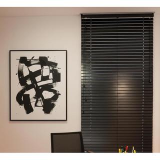 Persiana Horizontal de Madeira 50mm - ( Largura 120 x Altura 220cm )
