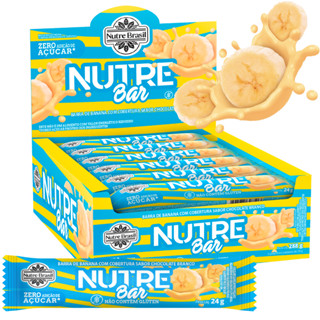 Caixa Com 24 Und Barras Zero Açúcar e Glúten Nutre Bar Brasil em Oferta na Shopee