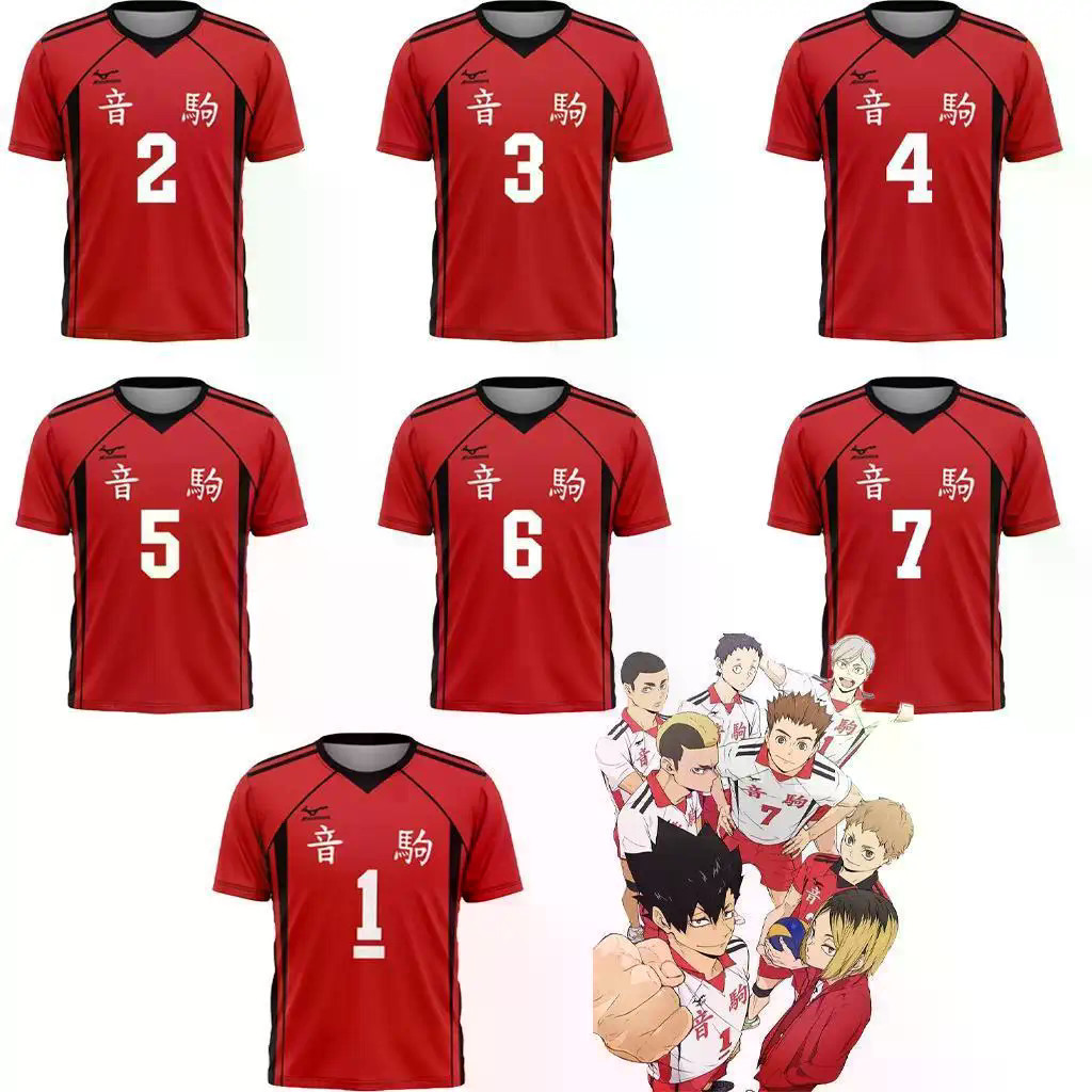 Anime Japonês Haikyuu Camisa Nekoma High School Kuroo Tetsurou Kozume Kenma Cosplay Esportes De Rua De Grandes