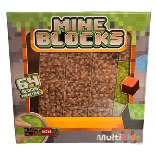 Blocos Magnéticos Sortidos Minecraft 64 Peças Multikids