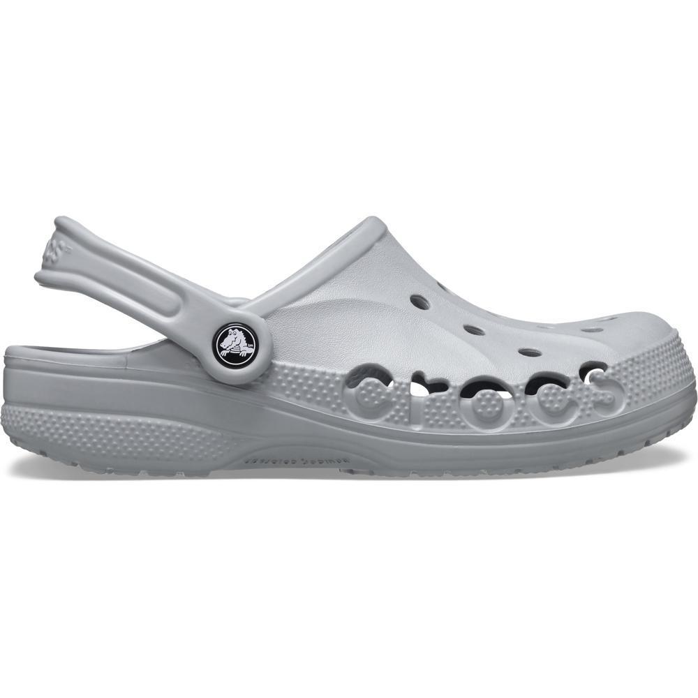 Sandália crocs baya light grey em Oferta na Shopee