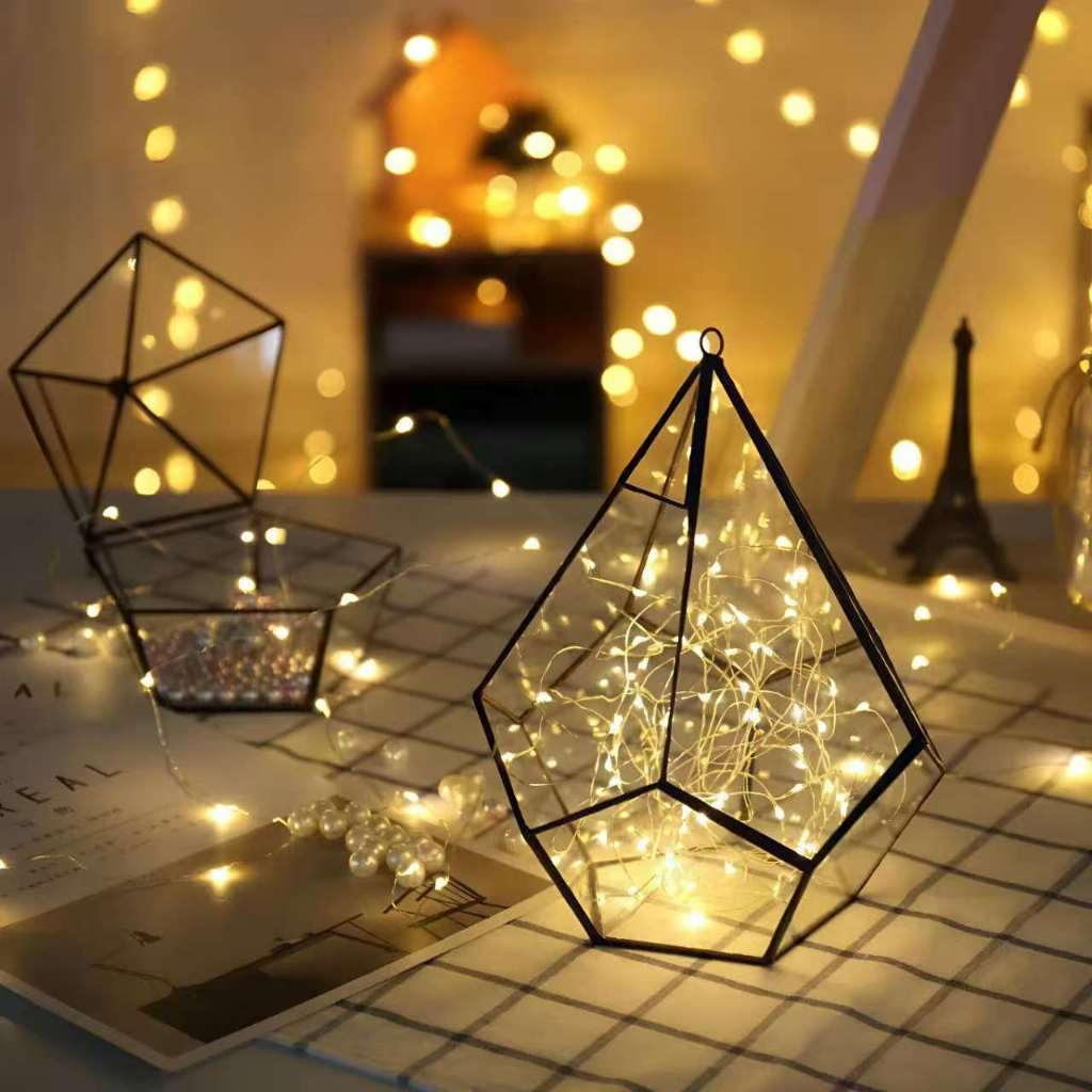 Cordão de Luz Fio de Fada LED 5M para Quarto e Varanda