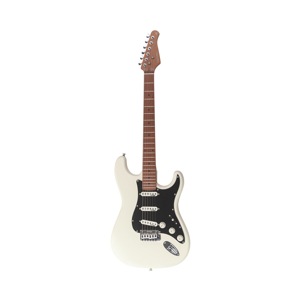 Guitarra Benson Hardy 901 Strato Branco Olympic White Escudo Preto Com Bag