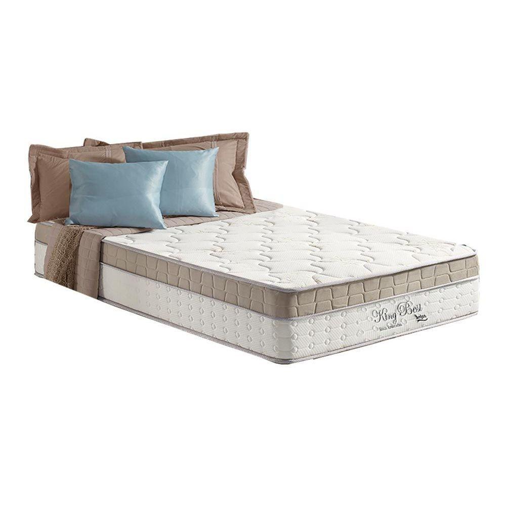 Colchão Solteirão Molas Superlastic King Best Euro Pillow Clean (96x203x28) D Angelis Anjos