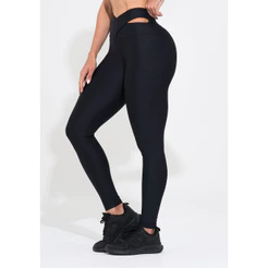LEGGING FITNESS FEMININA COM CÓS CRUZADO ACTION DLK