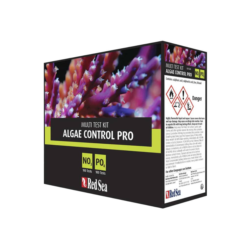 TESTE RED SEA REEF MULTI TEST KIT ALGAE CONTROL (NO3/PO4) - 100 TESTES