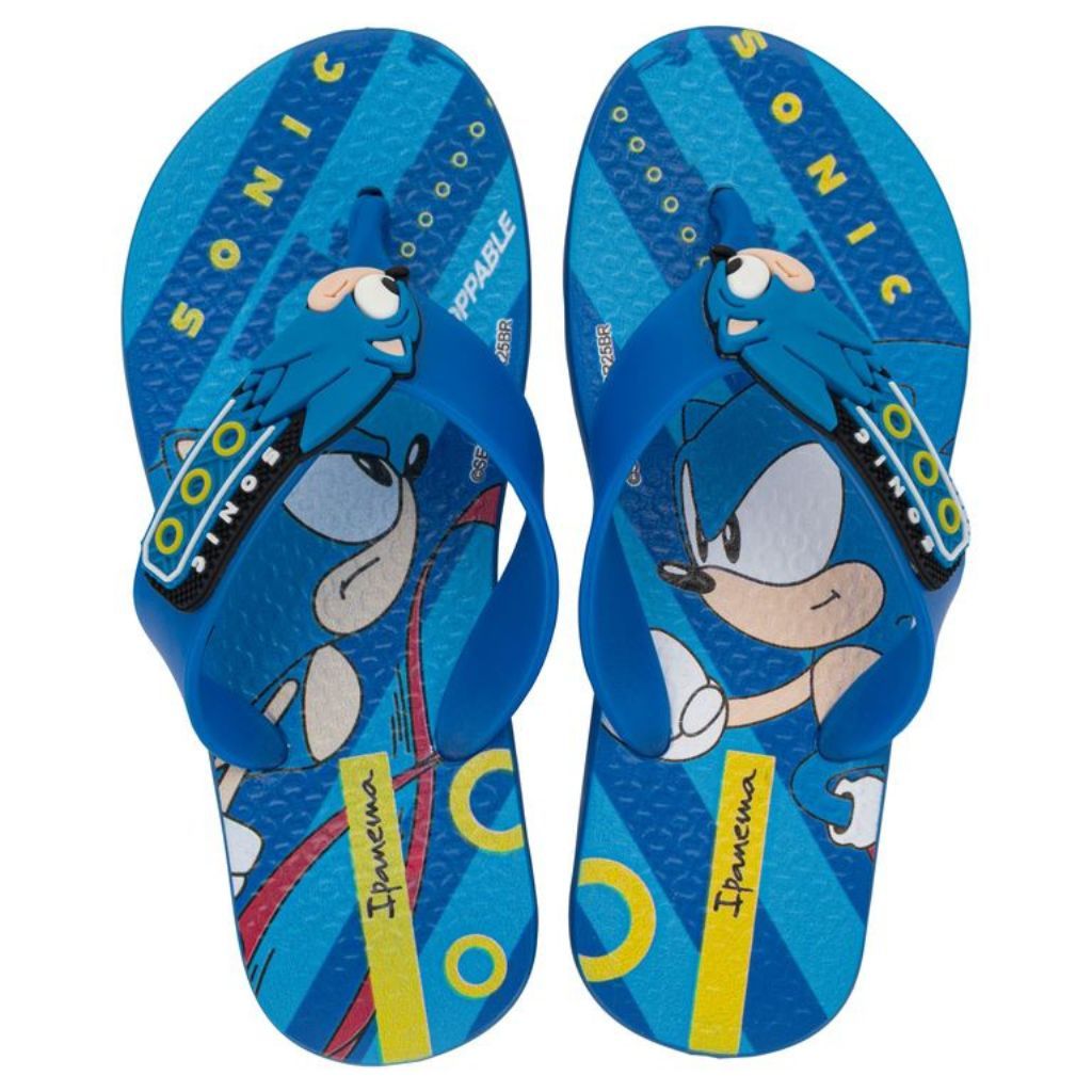 Chinelo Infantil Ipanema Dedo Sonic Fast Grendene Kids 27463