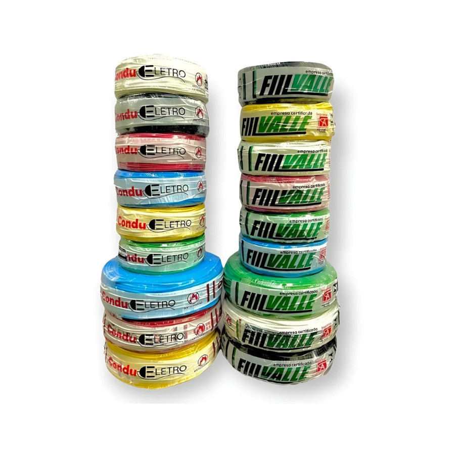 Fio 6,0mm 20 Metros Cabo Flexivel 6.0mm FillValle em Oferta na Shopee