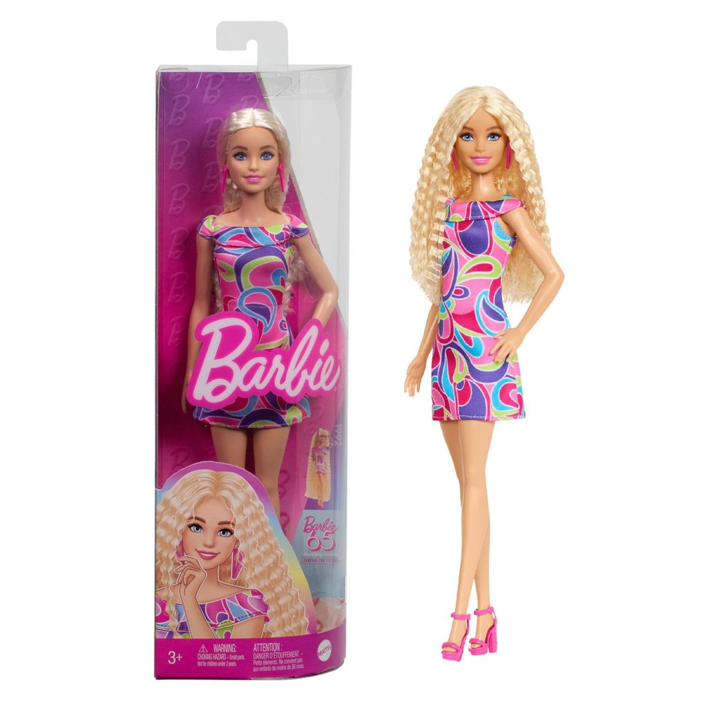 Boneca Barbie Fashionistas Loira Tottaly Hair #223 - Mattel