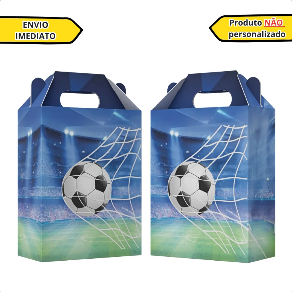 Lembrancinha Futebol Maletinha Aniversario Festa infantil PEGUE E MONTE em Oferta na Shopee
