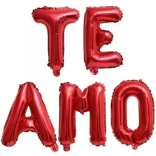 Kit de Balão Te Amo - Surpreenda com Amor