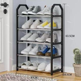 Sapateira Vertical Prática com Cinco Níveis, Durável e Fácil de Montar em Oferta na Shopee