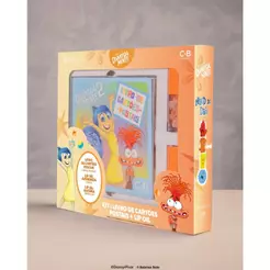 KIT LIVRO DE POSTAIS + LIP OIL ALEGRIA MARACUJÁ + LIP OIL ANSIEDADE MANGA 4,5ml