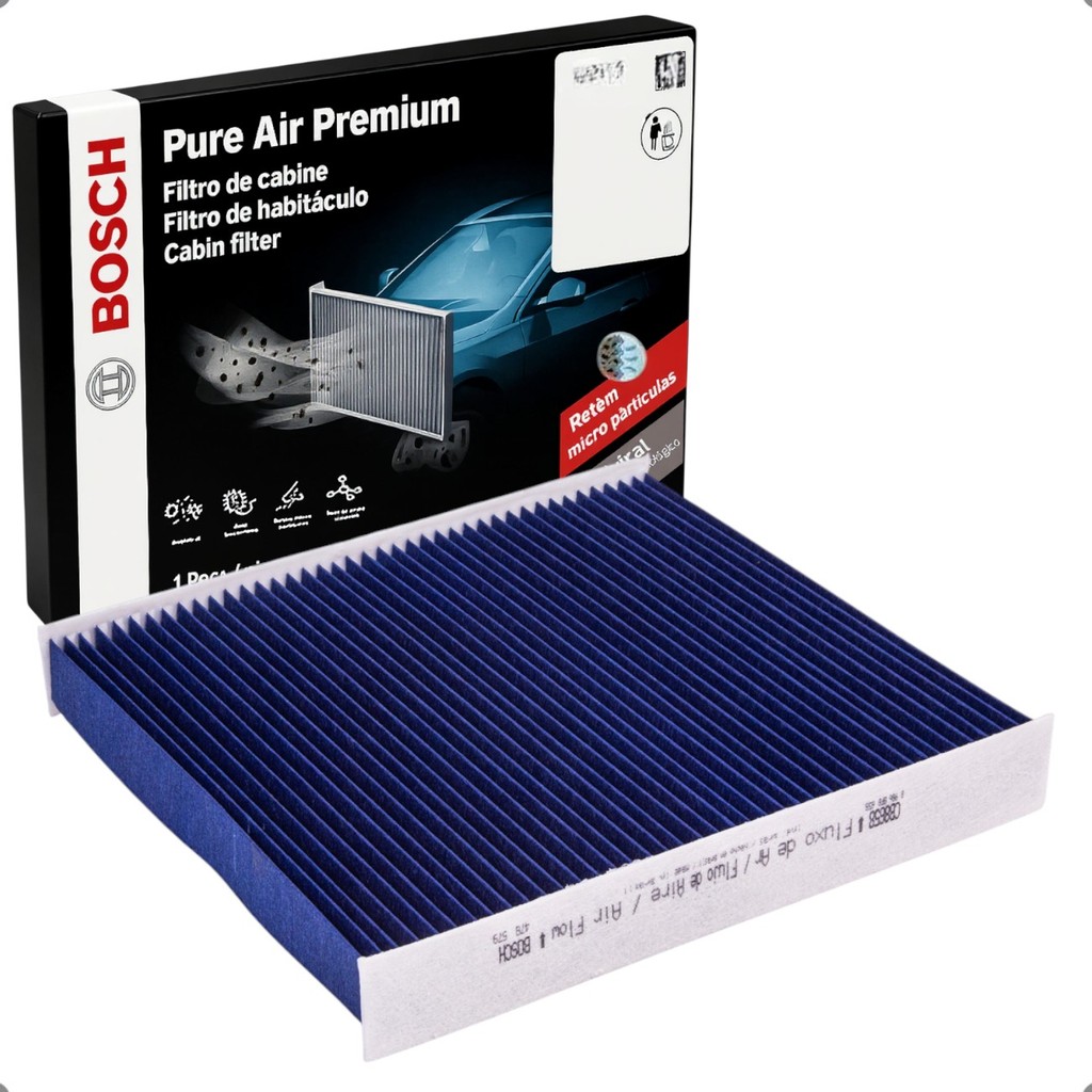 Filtro De Cabine Ar Condicionado Bosch Premium Kicks Captur Logan Sandero 2013 A 2026 em Oferta na Shopee