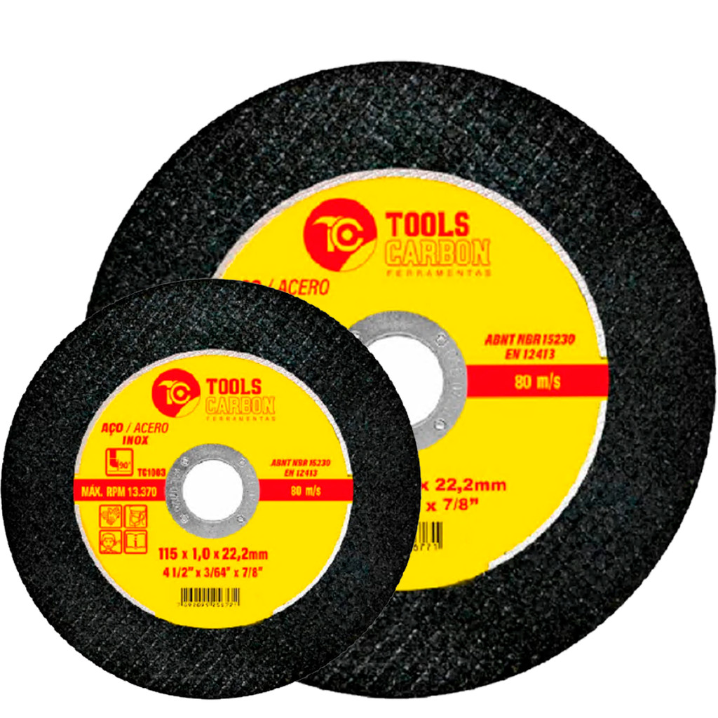 Disco de Corte para Aço Inox 4.1/2" ou 7" – Alta Precisão e Durabilidade Furo 22mm Esmerilhadeira em Oferta na Shopee