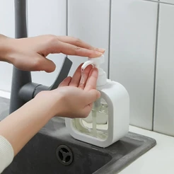 Dispensador Simples para Bomba de Shampoo, Desinfetante e Sabonete