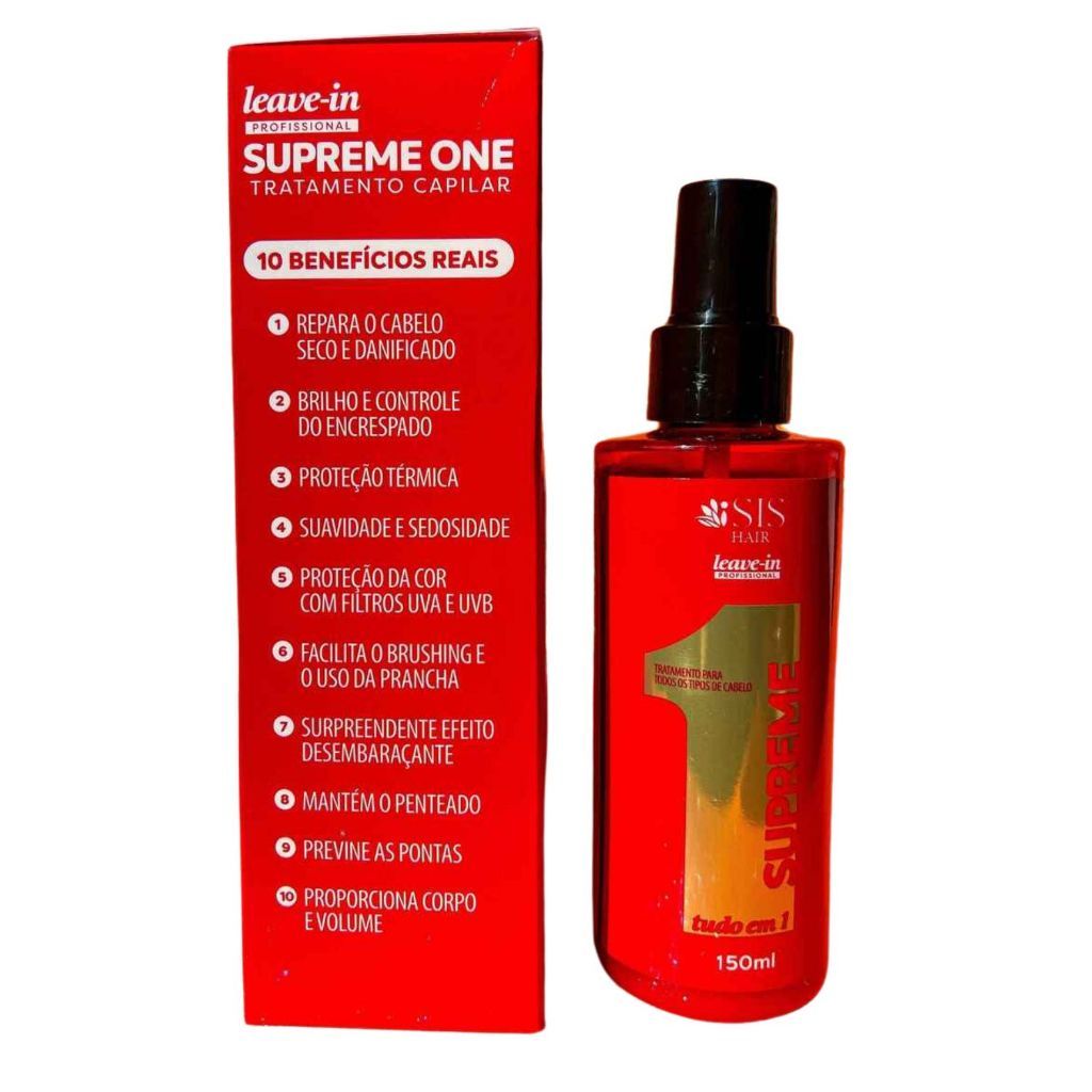 Tratamento Capilar Supreme Leave-in Uniq One Profissional - Isis 150 ml