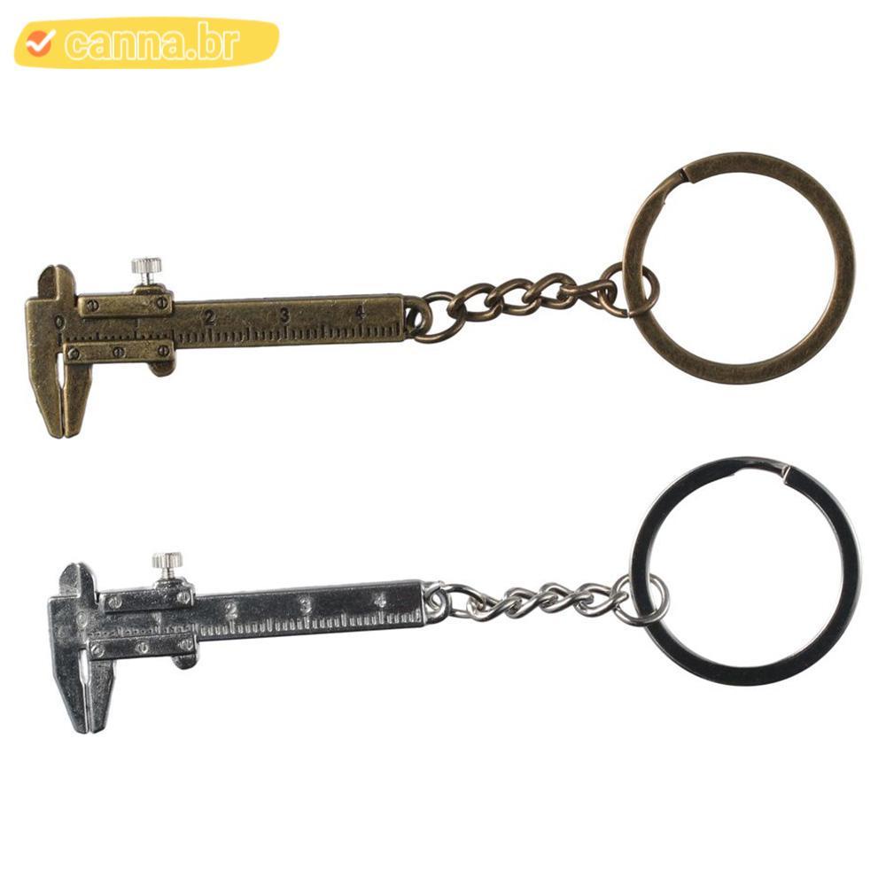 Régua Portátil CANNA , Paquímetro Vernier Móvel De Metal De 0-40 Mm , Mini Chaveiro Pequeno Profissional Masculino E Fem