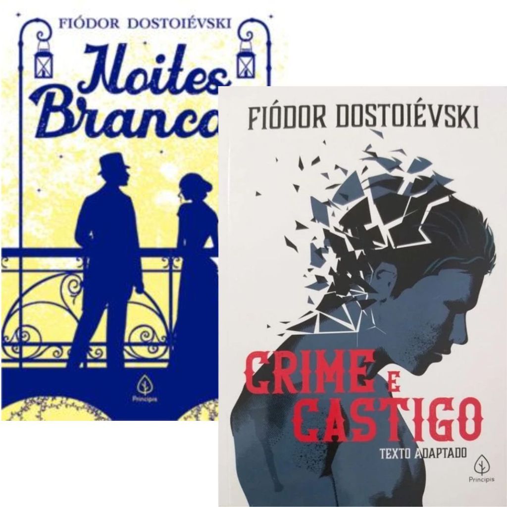 Kit 2 Livros Fiódor Dostoiévski | Crime e Castigo + Noites Brancas