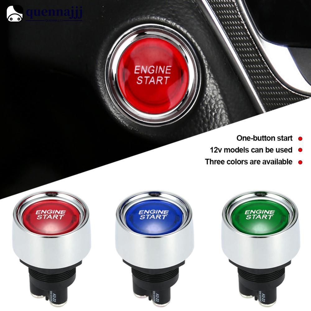 QUENNA 50A Botão De Partida Do Motor Carro Interruptor Sem Chave Corrida Pequeno Lgnition Starter Liga/Desliga Interrupt em Oferta na Shopee
