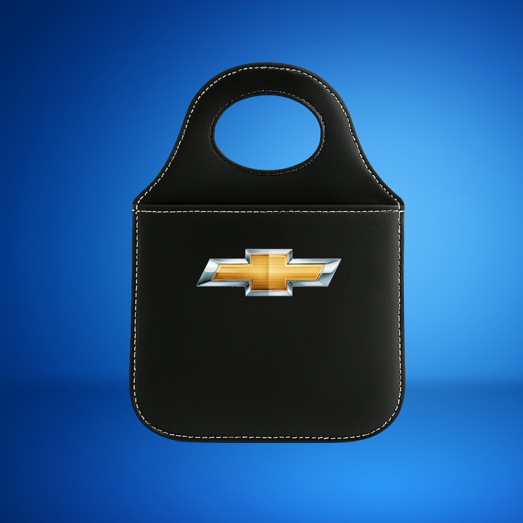 Lixeira CHEVROLET Automotiva Porta Lixo Couro Reforçado Universal de Alta Qualidade Rustica. PROMOÇÃO em Oferta na Shopee