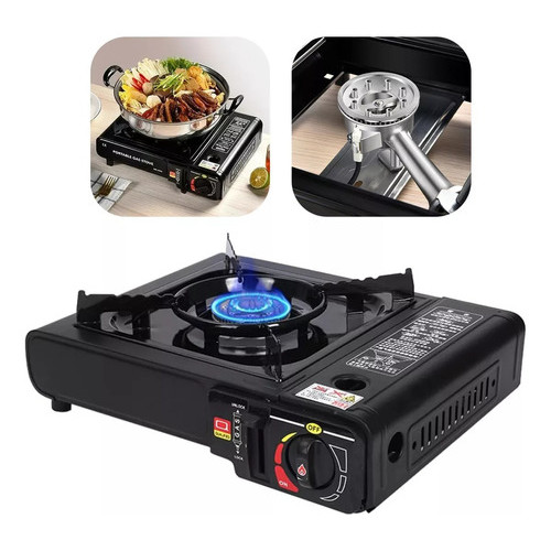 Fogão Cooktop Maleta Portatil Fogareiro 1 Boca A Gás Plus