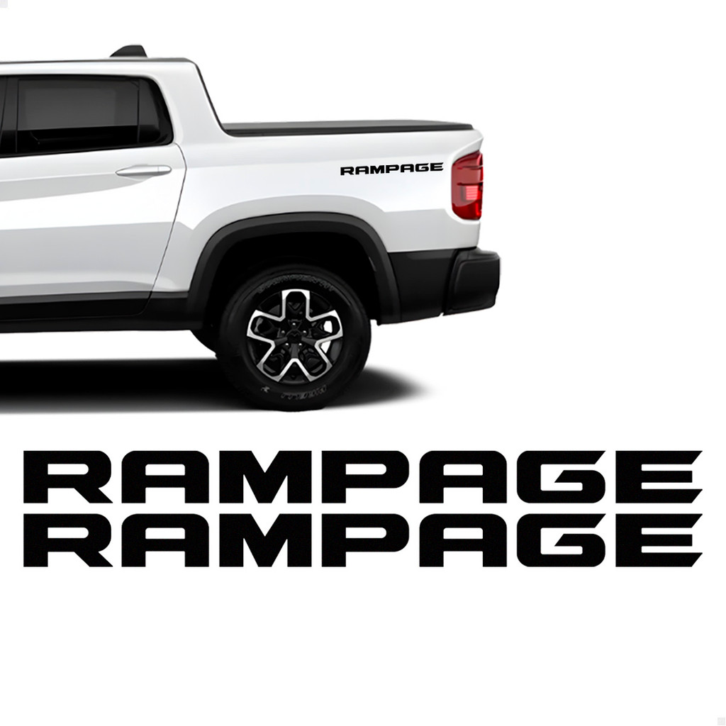 Par De Adesivo Para Rampage Ram 2025 Emblema Lateral Caçamba em Oferta na Shopee