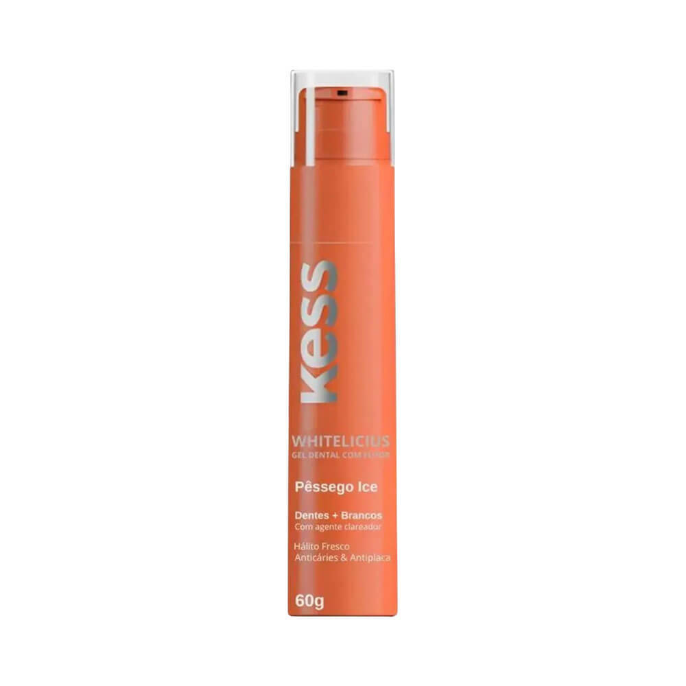 Gel Dental Kess Whitelicious Pêssego Ice 60g