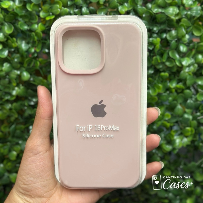 Capa Case capinha Rose cor nude. Premium Apple"silicone case aveludada dentro iPhone 5SE 11 12 13 14 15 ao 16 PRO MAX