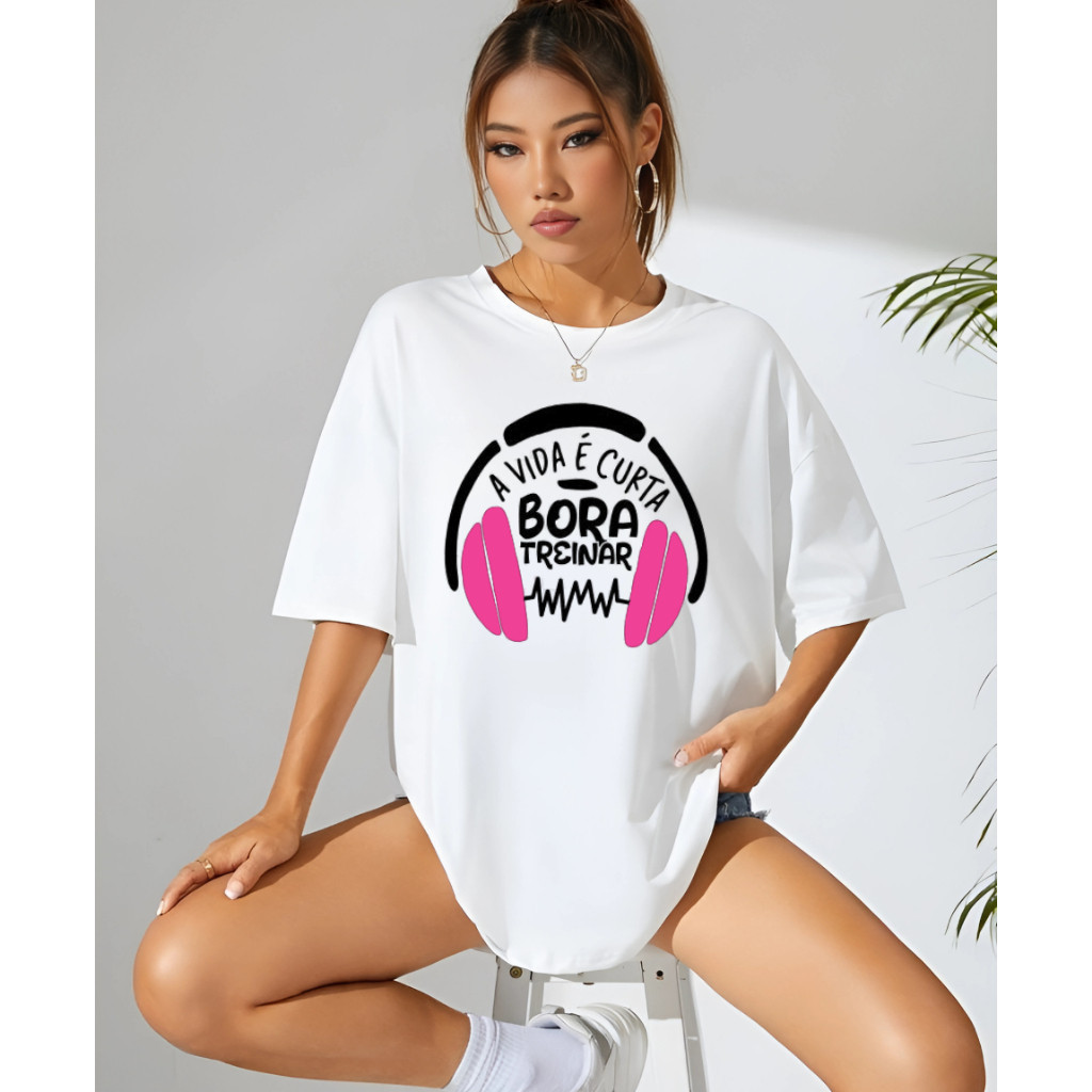 Camiseta Camisa 30.1 Oversized Bora treino musculação Confortavel Larga Blusao Premium Academia Confortavel Blusa Premiu