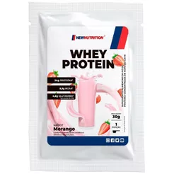 Whey Protein - 1 Sachê 30g Morango - NewNutrition