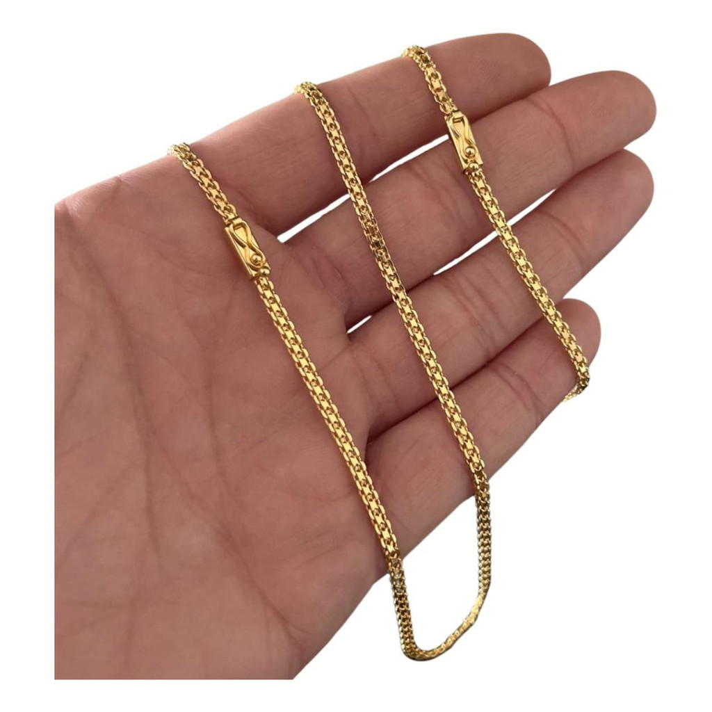 Corrente Cordão Pulseira 4mm Masculino Banhado