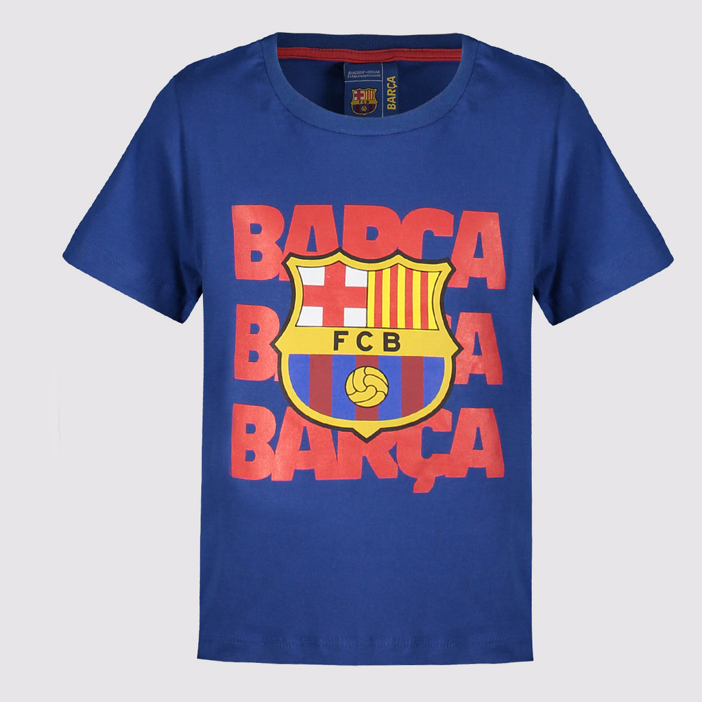 Camisa Barcelona Barça Infantil Azul em Oferta na Shopee
