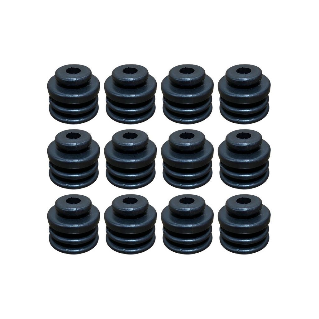 KIT Coxim Amortecedor Borracha Compressor Ar Condicionado 7 a 24 mil btus